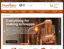 Tablet Screenshot of destillatio.eu